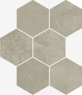 Terraviva Greige Mosaico Hexagon Nat 25x29