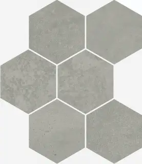 Terraviva Grey Mosaico Hexagon Nat 25x29