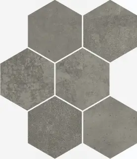 Terraviva Dark Mosaico Hexagon Nat 25x29