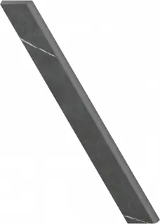 Metropolis Imperial Black Nat Battiscopa 7.2x60