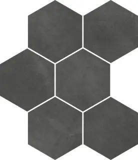 Continuum Petrol Mosaico Hexagon 25x29