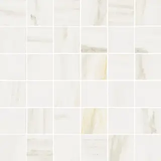Stellaris Carrara Ivory Mosaico 30x30