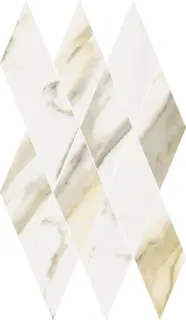 Stellaris Calacata Gold Mosaico Diamond 28x48