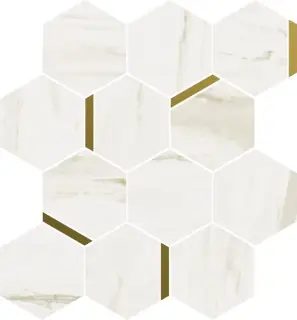 Stellaris Carrara Ivory Mosaico Chic 36.8x26.9