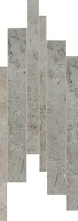 Modulo Listello Sfalsato Mix Grey 21x40