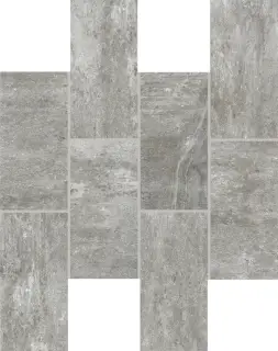 La Roche Grey 7.5x15 6mm 30x30 Muretto