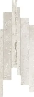 Modulo Listello Sfalsato Mix Blanc 21x40