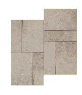 La Roche Ecru Mod.Muretto 3d 30x30