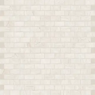 Ardoise Blanc 1.5x3 6mm Mos.30x30