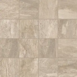 Ardoise Ecru 7.5x7.5 6mm 30x30 Mosaico