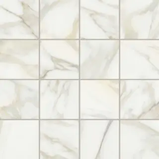 Etoile Creme Mat 6mm Mos 7.5x7.5 30x30