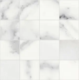 Origines Rex Blanc Glossy 6mm Mosaico 7.5x7.5 30x30