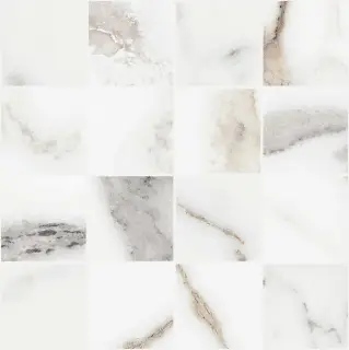 Origines Rex Argent Glossy 6mm Mosaico 7.5x7.5 30x30