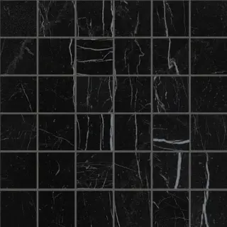 Roma Diamond Nero Reale Macromosaico 30x30