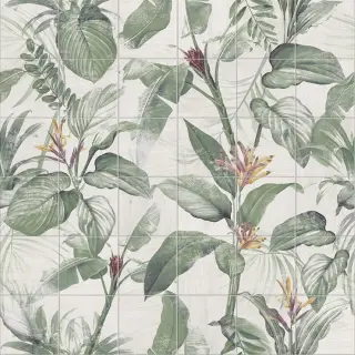 Mural Spring Leaves 120x120 (Комплект Из 36шт 20x20)