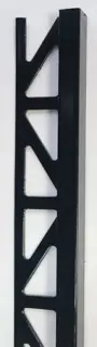Perfil Pro-Part Aluminio Lacado Negro 0.8x1.1x250