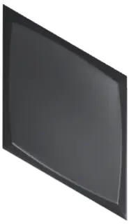 Diamond Zoom Black Matt 15x25.9