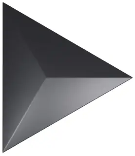 Traingle Level Black Matt 15x17