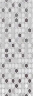 Malwiya Grey Geometria Decor 24.2x70