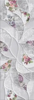 Malwiya Grey Floris 24.2x70