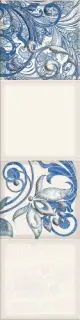 Faenza Cobalt Ornament Frise 3 15.6x63
