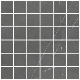 Allure Mosaic 55 Anthracite Soft 30x30
