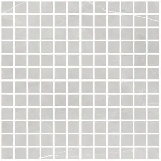 Allure Mosaic 25 Light Grey Soft 30x30