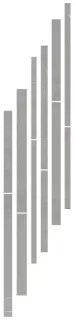 Allure Mureto 3d Mosaic Grey Soft 15x90
