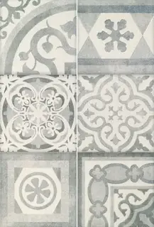 Керамическая плитка Ros. 9512  Composicion retro II gris