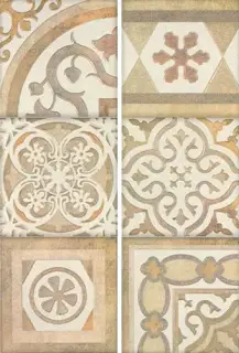 Керамическая плитка Ros. 9512  Composicion retro II arena