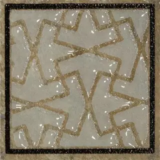 Керамическая плитка Dec. Orbit olambrilla kenia gold