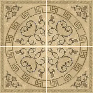 Керамическая плитка Розетон 66,5*66,5 ETERNA  (4шт)