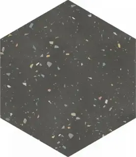 DNA Terrazzo Керамогранит Graphite 32x36.8 натуральный
