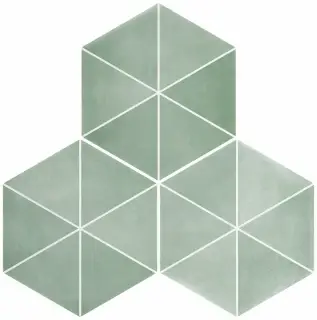 DURSTONE SIX Cementine Керамогранит Capri Aqua 23x27 глазурованный матовый