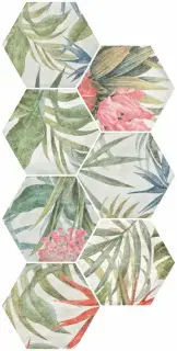 DURSTONE SIX Aruba Керамогранит Blanco 23x27 глазурованный матовый