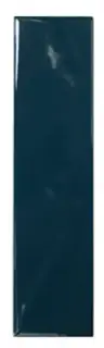 DNA Match Настенная керамическая плитка Midnight Blue Gloss 6.2x25 глазурованный глянцевый