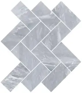 VitrA Marmori Декор Шеврон Дымчатый Серый (10х5) 27.9x31.5 лаппатированный