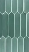 Equipe Lanse Настенная керамическая плитка Viridian 5x25 глазурованный матовый