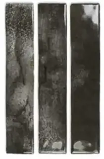 DNA Enamel Настенная керамическая плитка Charcoal 5x25 глазурованный глянцевый