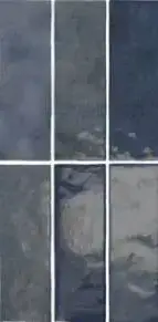 Equipe Artisan Настенная керамическая плитка Colonial Blue 6.5x20 глазурованный глянцевый