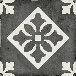 Equipe Art Noveau Керамогранит Pаdua Black 20x20 натуральный