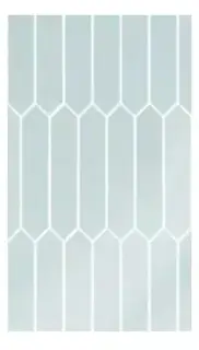 Equipe Arrow Настенная керамическая плитка Caribbean Blue 5x25 глазурованный глянцевый