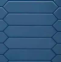 Equipe Arrow Настенная керамическая плитка Adriatic Blue 5x25 глазурованный глянцевый