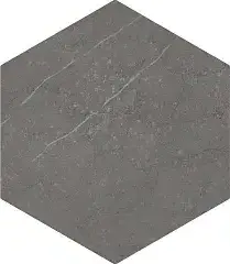 Petra Hexagon Charcoal