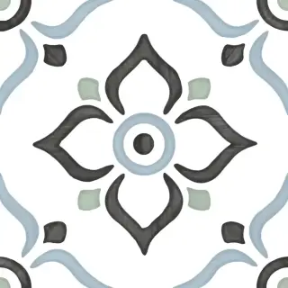 HARMONY TANGER BLUE GARDEN 12.3х12.3 Q-39