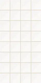 HARMONY PIQUE MOSAIC WHITE 20х40 Q-41