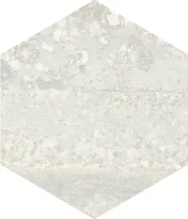 APAVISA RUST WHITE NATURAL HEXAGON 25х29 G-7230