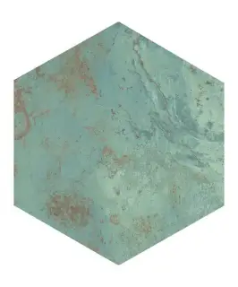 APAVISA ZINC GREEN NATURAL HEXAGON 25x29 G-7230