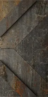 APAVISA CAST IRON BLACK NATURAL DECOR RAMP 29.75x59.55 G-1822