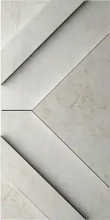 APAVISA CAST IRON WHITE NATURAL DECOR RAMP 29.75х59.55 G-1822